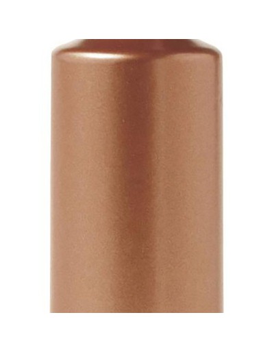 Pillar candle metallic copper