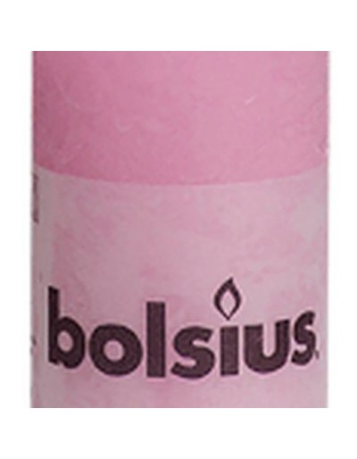 Bolsius pillar candle rustic pink