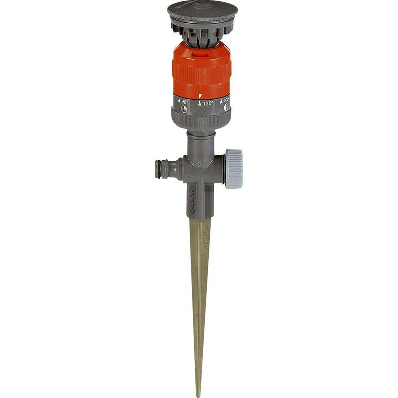 Circular sprinkler on picket Circular sprinkler on picket