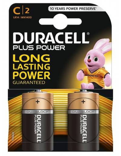 DURACELL PLUS POWER HALF-BACK BATTERIEN