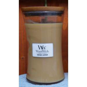 Woodwick vintage leather candles