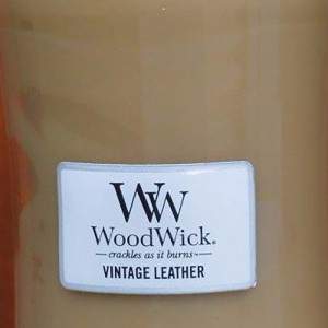Woodwick vintage leren kaarsen