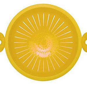 SCOLAPASTA GIALLO TRASP.23