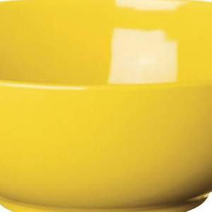 Tigela de salada amarela excelsa