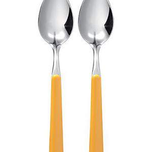 SET 2 CUCCHIAIO TRENDY GIALLO