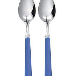 Excelsa Set Spoons in Stainless Steel Light Blue