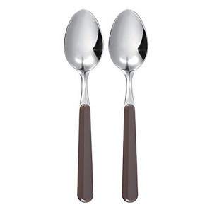 SET 2 SPOON TRENDY GRAY