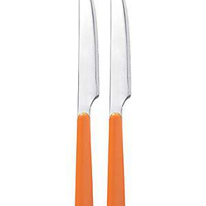 Cuchillos Excelsa Set en acero inoxidable naranja