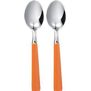 Excelsa Set Stainless Steel Orange Spoons