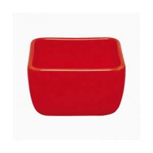 Excelsa Square Bowl para accesorios rojos de bocadillos