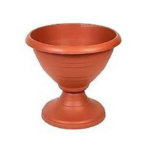 BELL PLANTER AVEC PIEDESTAL 30CM TERRACOTTA