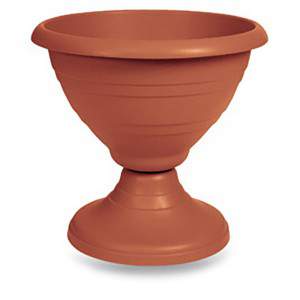 BELL FLOWER BOX Terracotta 39CM WITH PEDESTAL