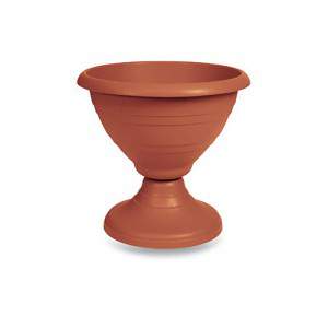 BELL PLANTER MET SOKKEL 39CM TERRACOTTA