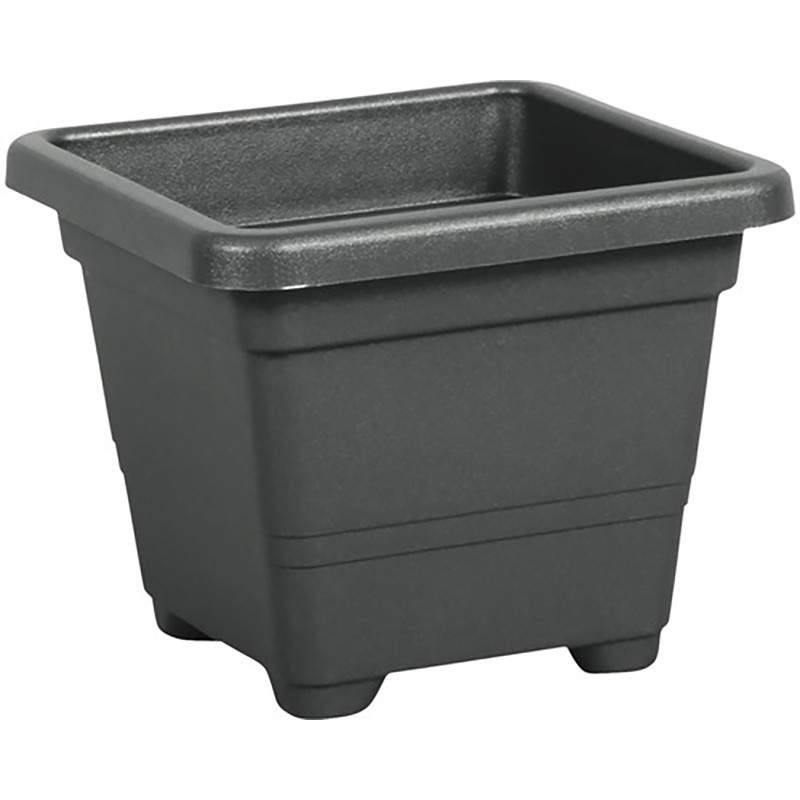 Vaso Quadrato 18 cm ANTRACITE Vaso Quadrato 18 cm ANTRACITE