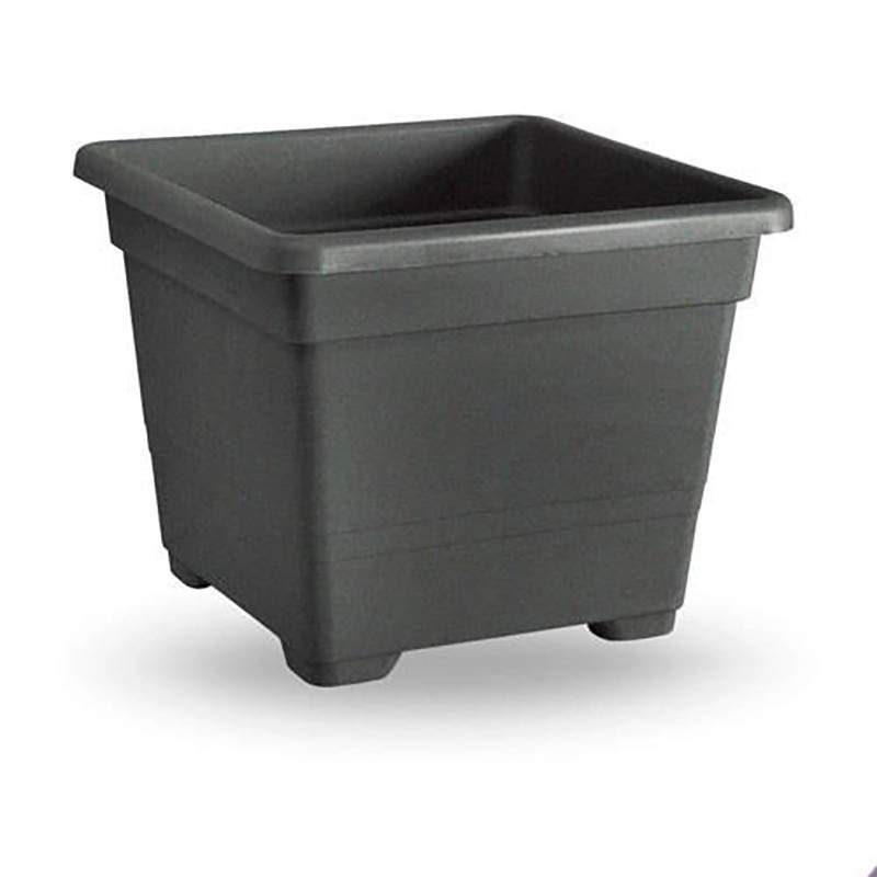 Vaso Quadrato 27 cm ANTRACITE Vaso Quadrato 27 cm ANTRACITE