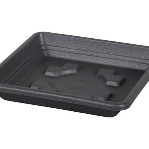 Square plastic anthracite