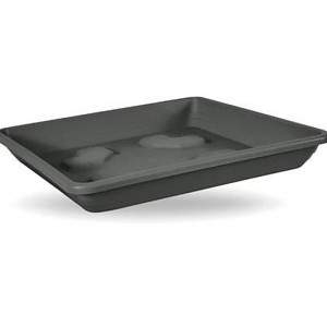 Saucer square anthracite veca