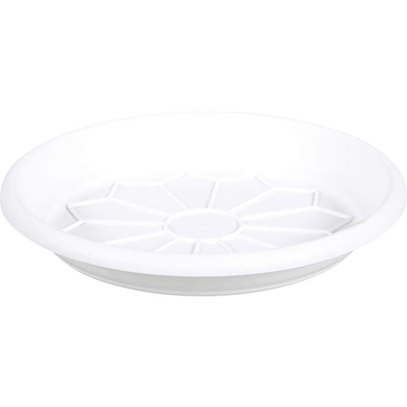 Sottovaso Naxos diametro 20 cm BIANCO Sottovaso Naxos diametro 20 cm BIANCO