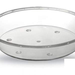 SOTTOVASO IRIS 12 cm INDOOR TRASPARENTE