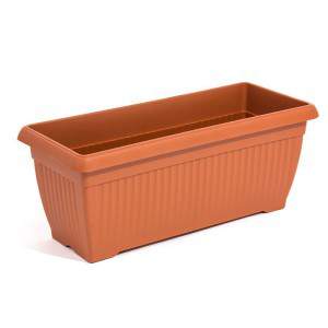 Caja Roxanne con bajocasetta TERRACOTTA de 50 cm