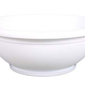 Naxos bowl with 30 cm white diameter subsoist