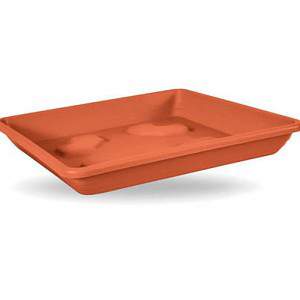 Sottovaso quadrato 50 cm TERRACOTTA