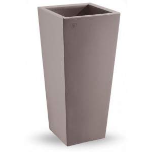 CACHE-POT GENESIS square HIGH cm 85 TAUPE