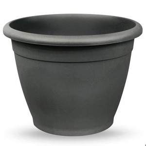 Vaso Naxos diametro 25 cm ANTRACITE