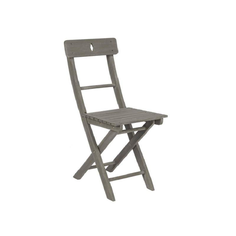 GREY BALCONY CHAIR