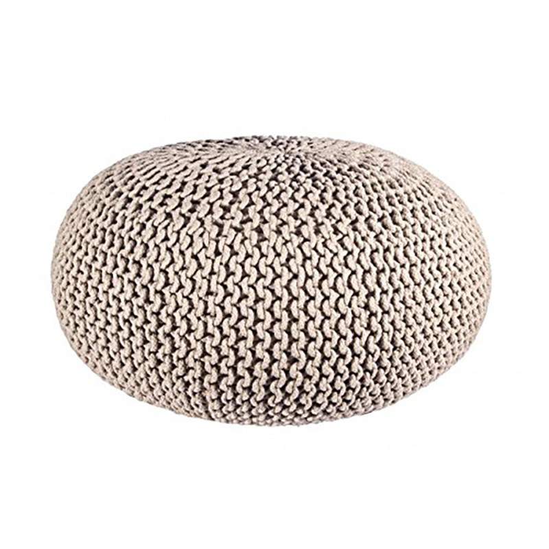 POUF INTRECCIO TORTORA D80 POUF INTRECCIO TORTORA D80