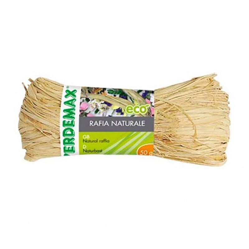 RAFIA NATURALE BOBINA 50 g RAFIA NATURALE BOBINA 50 g