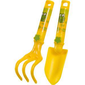 SET ATTREZZI GIARDINAGGIO GIALLO KIDS GARDEN