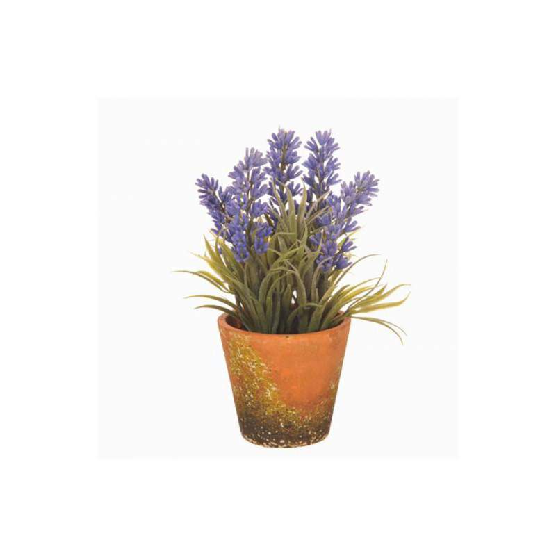 LAVANDA con JARRÓN H15CM