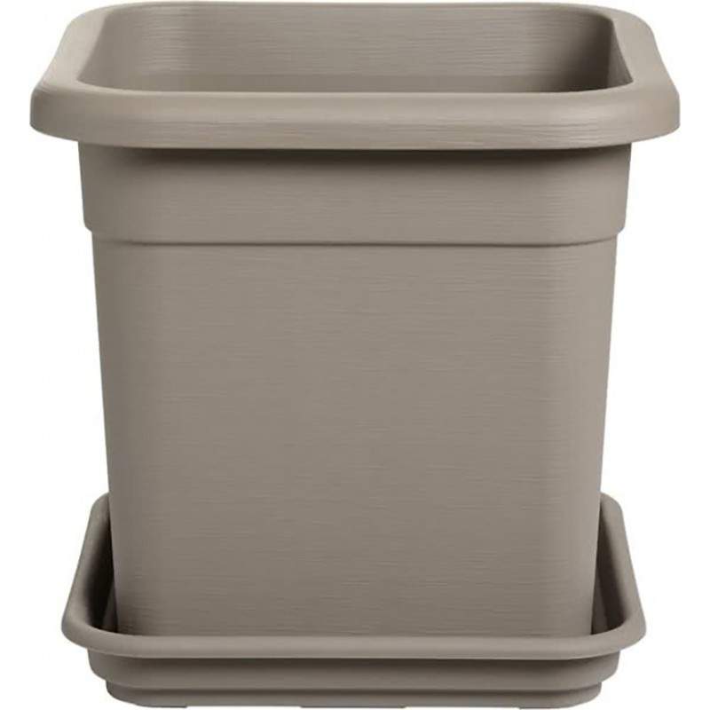 QUADRATISCHER DEKOR 55 cm TAUPE QUADRATISCHER DEKOR 55 cm TAUPE
