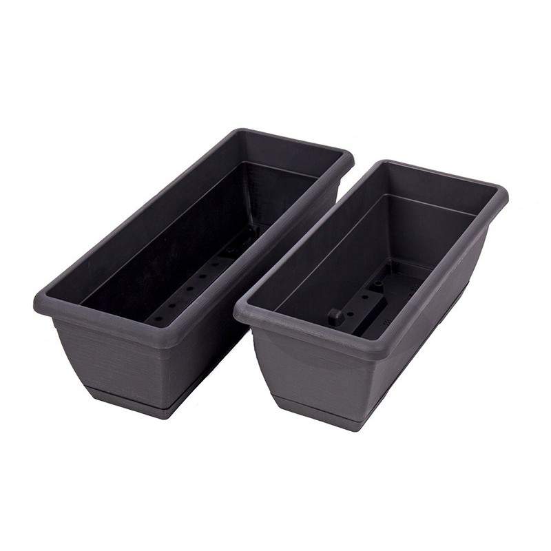 OASI MINI CASSETTA cm 65 ANTRACITE con sottocassetta OASI MINI CASSETTA cm 65 ANTRACITE con sottocassetta