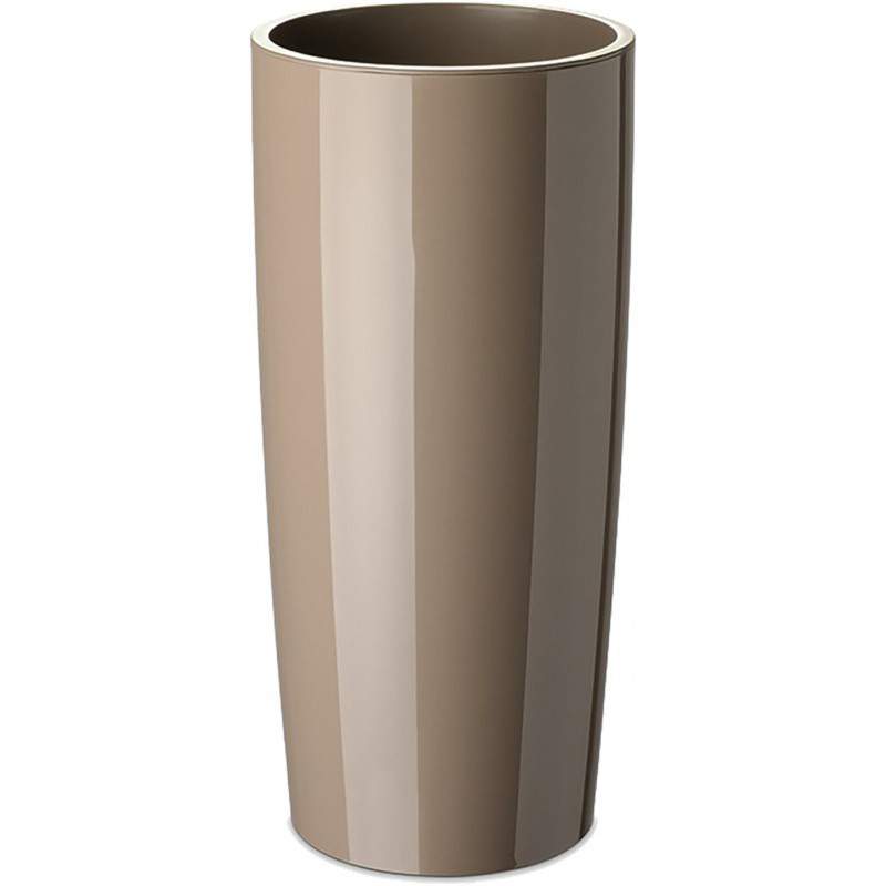 MACETERO MUSA cm 35X90 TAUPE con CESTA MACETERO MUSA cm 35X90 TAUPE con CESTA