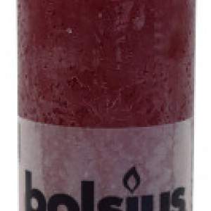 Pillar candle wine red