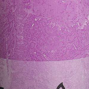 Candle rustic lilac