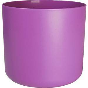 Decorative pot plastic purple