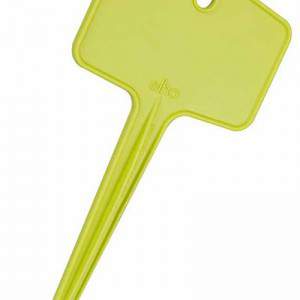 GREEN BASICS PLANTLABELS M LIME GREEN S/5