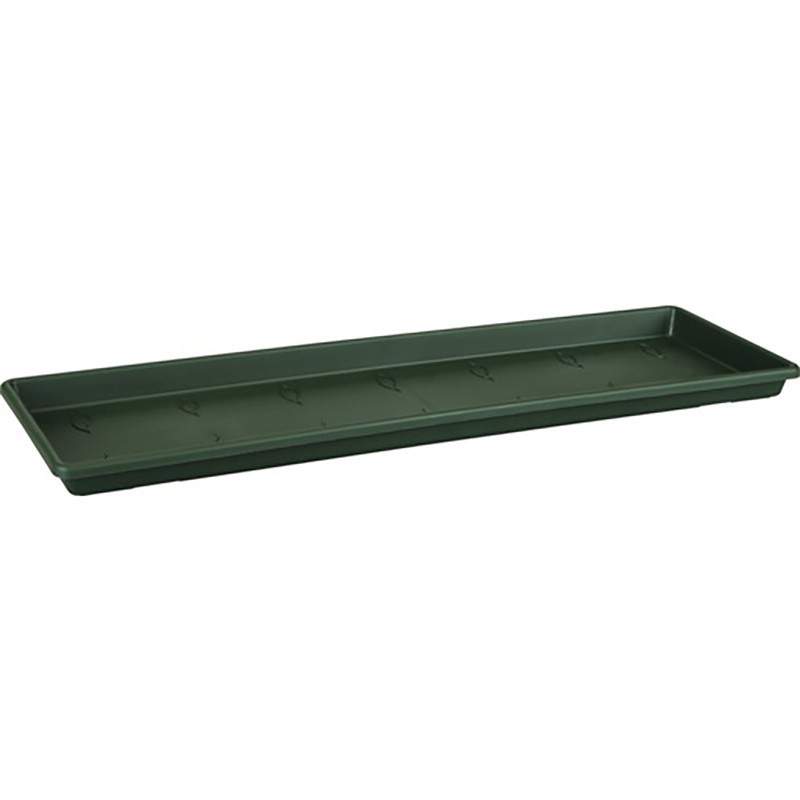 GREEN BASICS TROUGH SAUCER 50 cm LEAF GRN