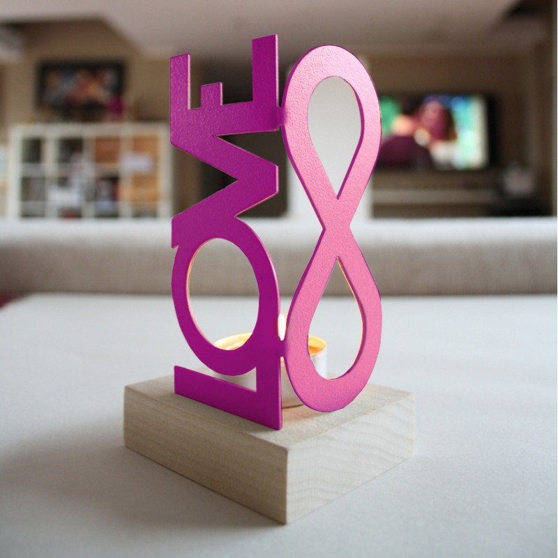 Incense and candle holder lilac Incense and candle holder lilac