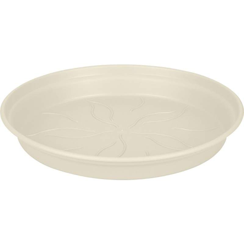 GREEN BASICS SAUCER 22CM COTTON WHITE