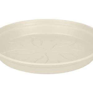 GREEN BASICS SAUCER 22CM COTTON WHITE