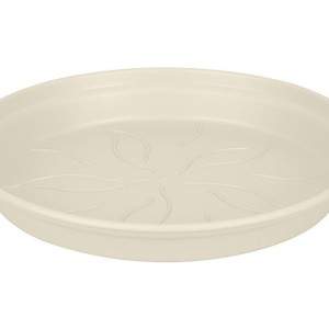 GREEN BASICS SAUCER 22CM COTTON WHITE