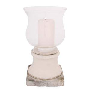 CANDLE HOLDER WITH CERAMIC GLASS