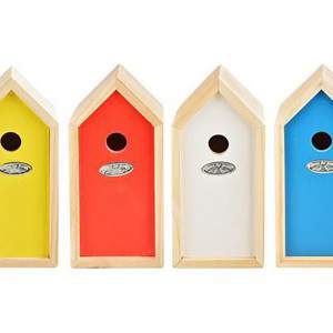 Ideal para los colores birds Blue Tit Birdhouse