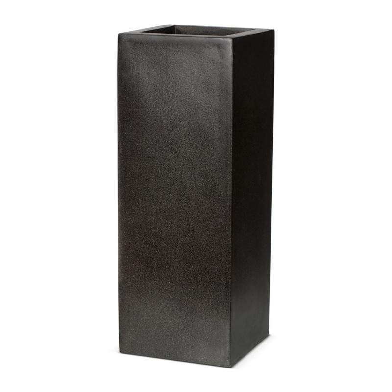 PLANTER RECTANGULAR III 45X45X100 BLACK