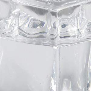 Bolsius cristal transparente portavelas de luz de té de vidrio
