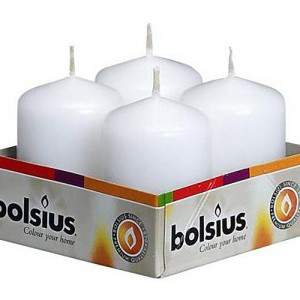 Paraffin wax package for candles with pillar